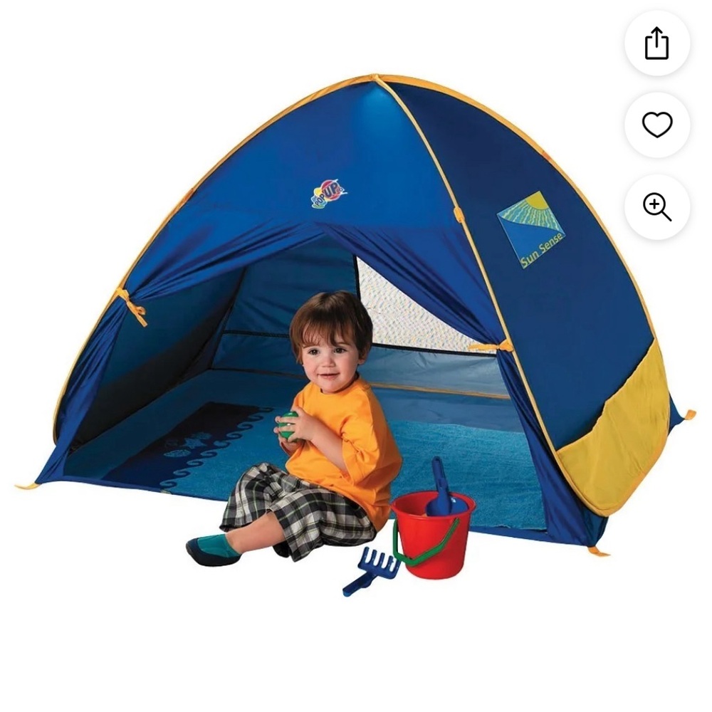 Used “Shade and Play” pop up tent